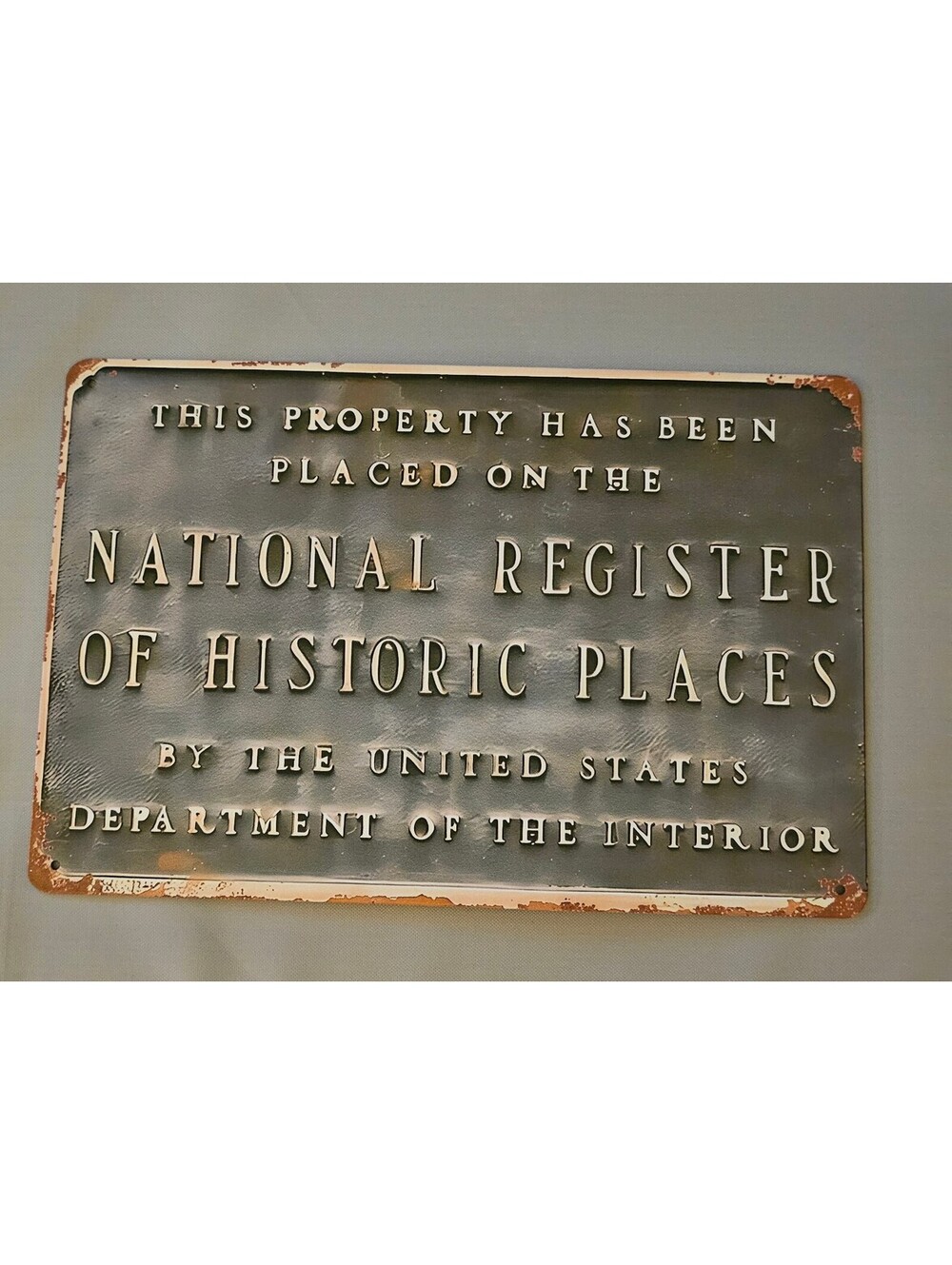 National registry of historic places - Metal Sign 12" x 8" - , Bar, Garage NEW